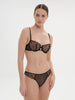 Jeanne Sheer Demi Bra Black Simone Perele