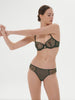 Jeanne Sheer Demi Bra Clover Green Simone Perele