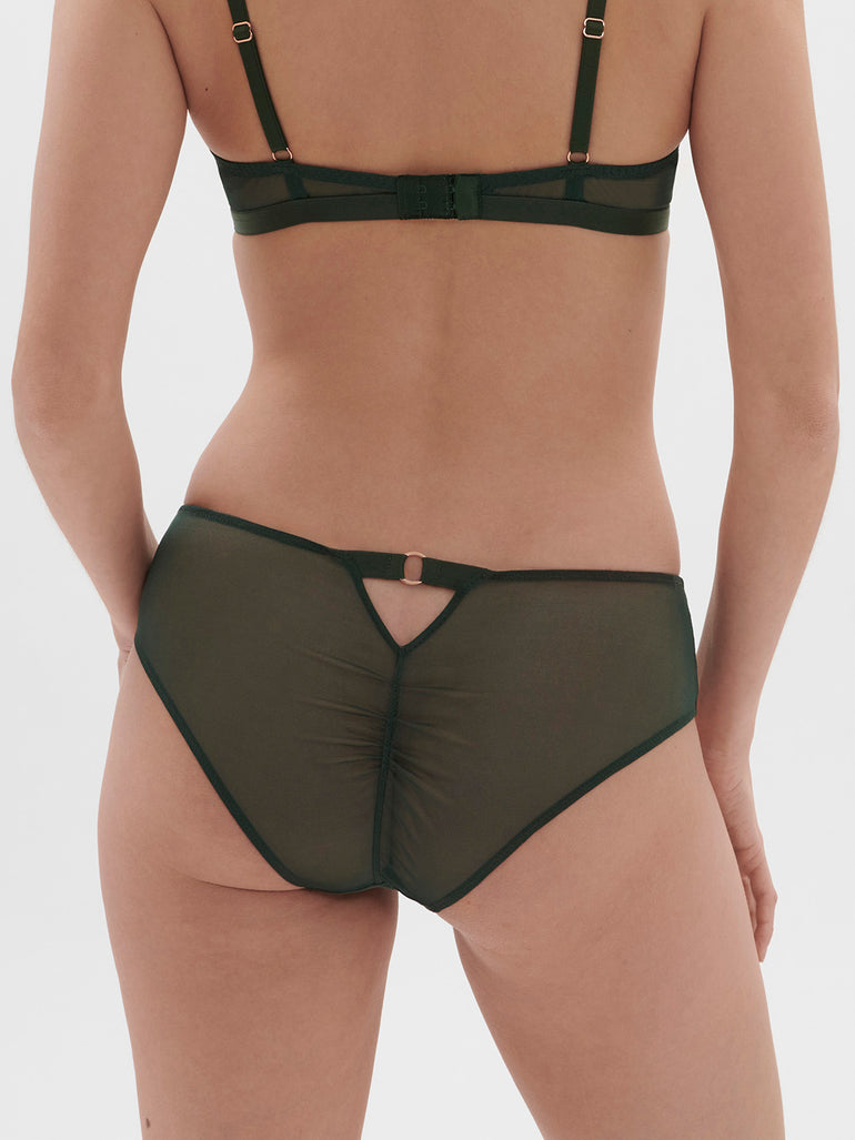 Jeanne Boyshort Panty Clover Green Simone Perele