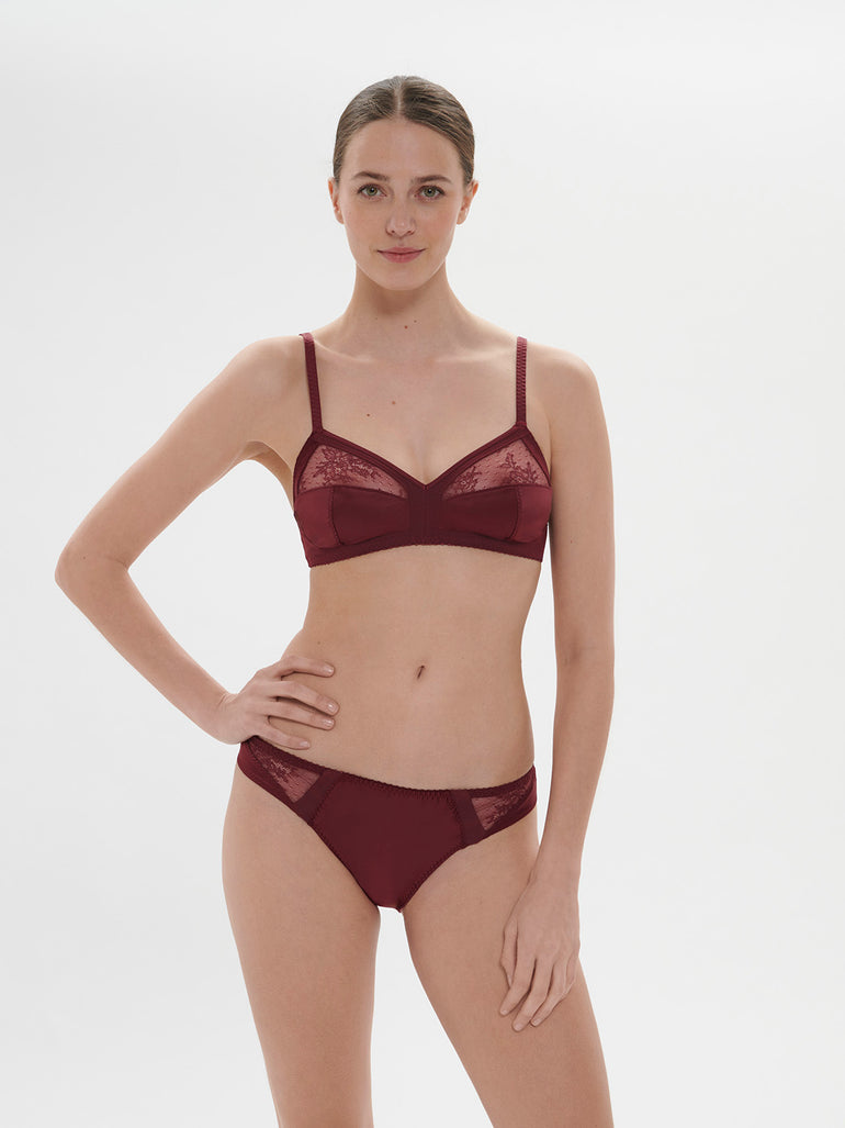 Eve Bralette Dark Red Simone Perele