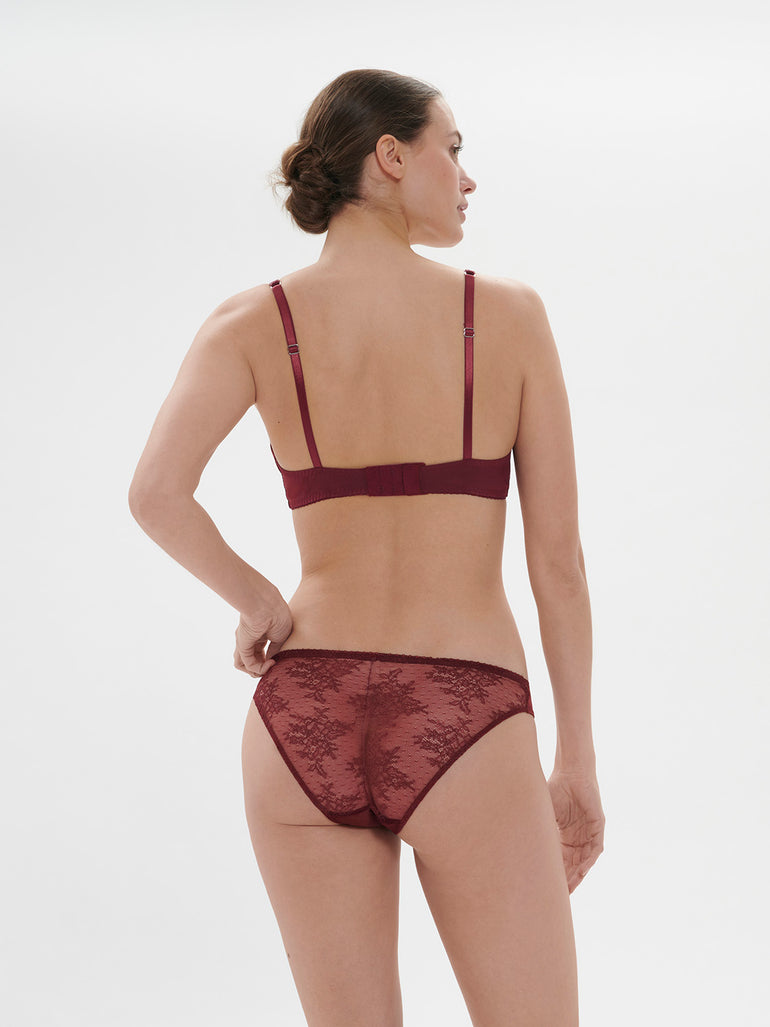 Eve Bralette Dark Red Simone Perele