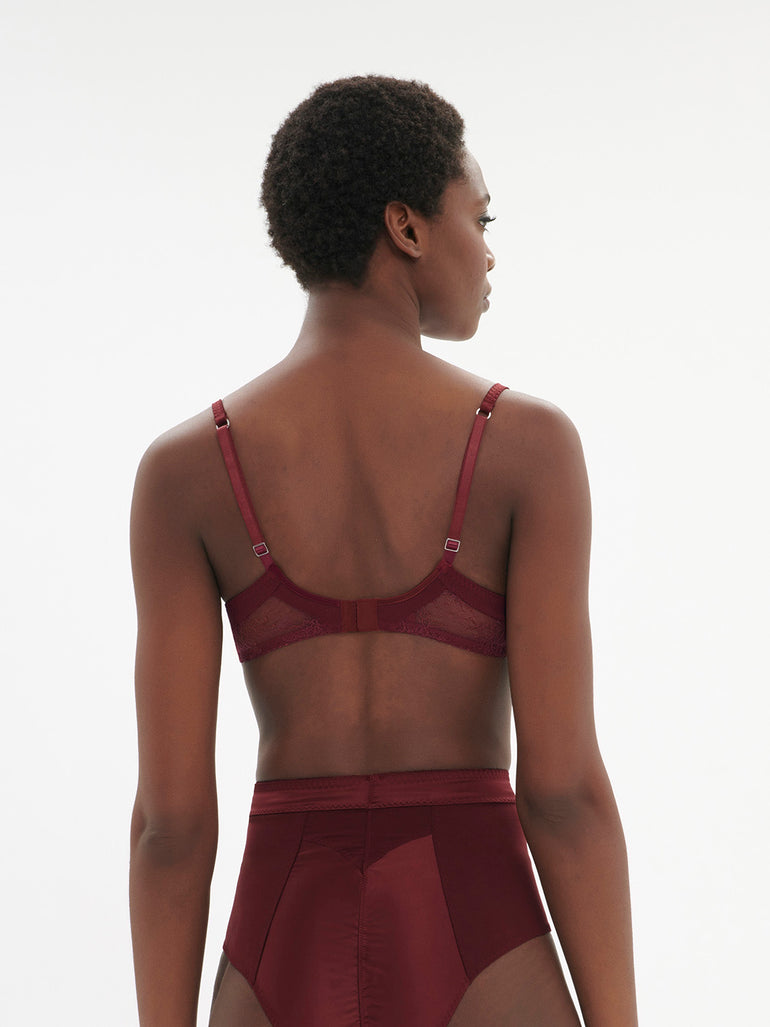 Eve Underwire Bra Dark Red Simone Perele