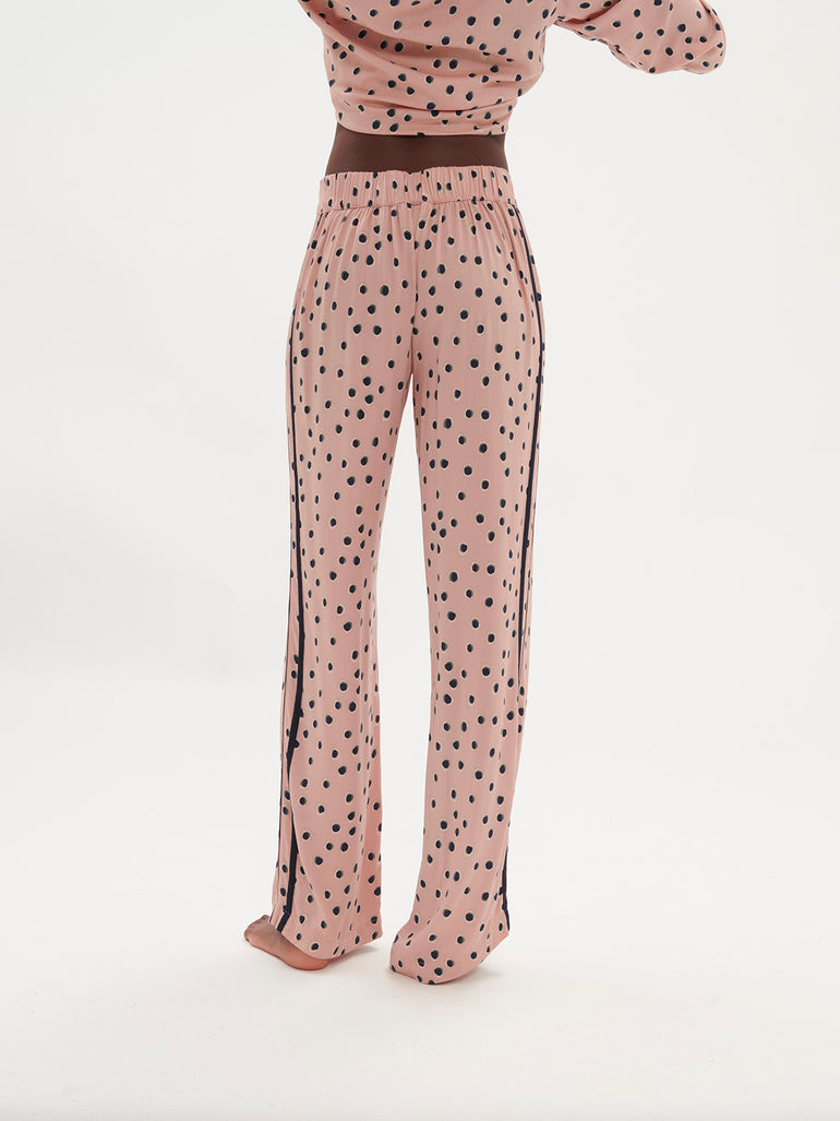 Shadow Night Pant Incense Pink Print Simone Perele