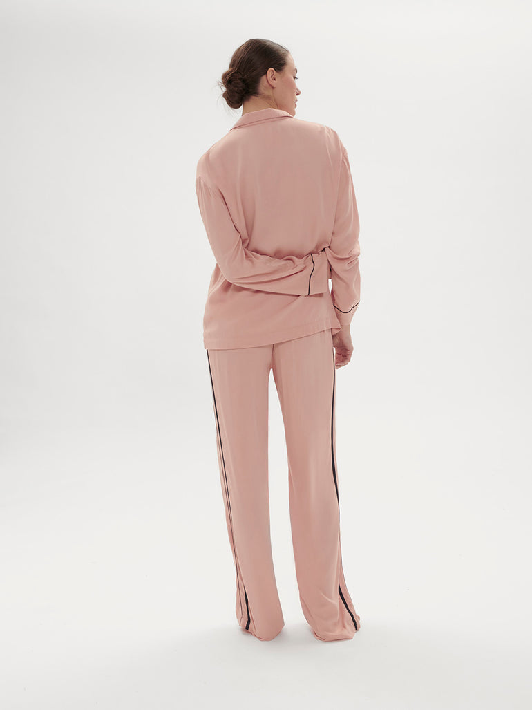 Shadow Long Sleeve Top Incense Pink Simone Perele