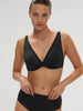 Hoya Underwire Plunge Swim Black Simone Perele