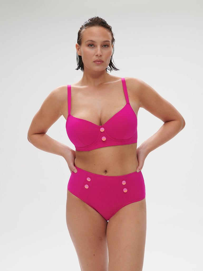 Alati Full Cup Swim Hibiscus Pink Simone Perele