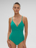 Palmeraie Wireless Padded One Piece Swim Waterfall Green Simone Perele