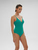 Palmeraie Wireless Padded One Piece Swim Waterfall Green Simone Perele