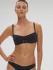 Palmeraie Underwire Bandeau Swim Black Simone Perele