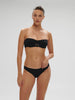 Palmeraie Underwire Bandeau Swim Black Simone Perele