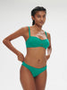 Palmeraie Underwire Bandeau Swim Waterfall Green Simone Perele