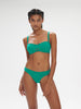 Palmeraie Underwire Bandeau Swim Waterfall Green Simone Perele