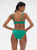 Palmeraie Underwire Bandeau Swim Waterfall Green Simone Perele