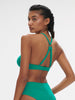 Palmeraie Underwire Plunge Swim Waterfall Green Simone Perele