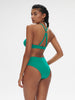 Palmeraie Underwire Plunge Swim Waterfall Green Simone Perele