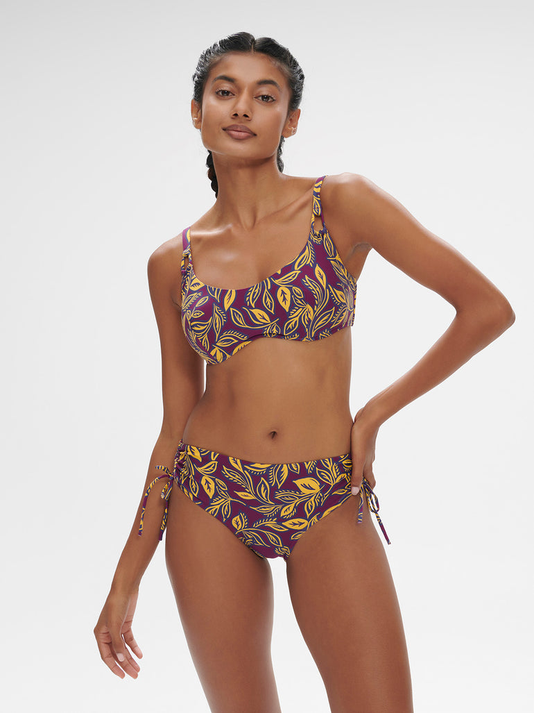 Melia Underwire Scoop Swim Agadir Purple Simone Perele