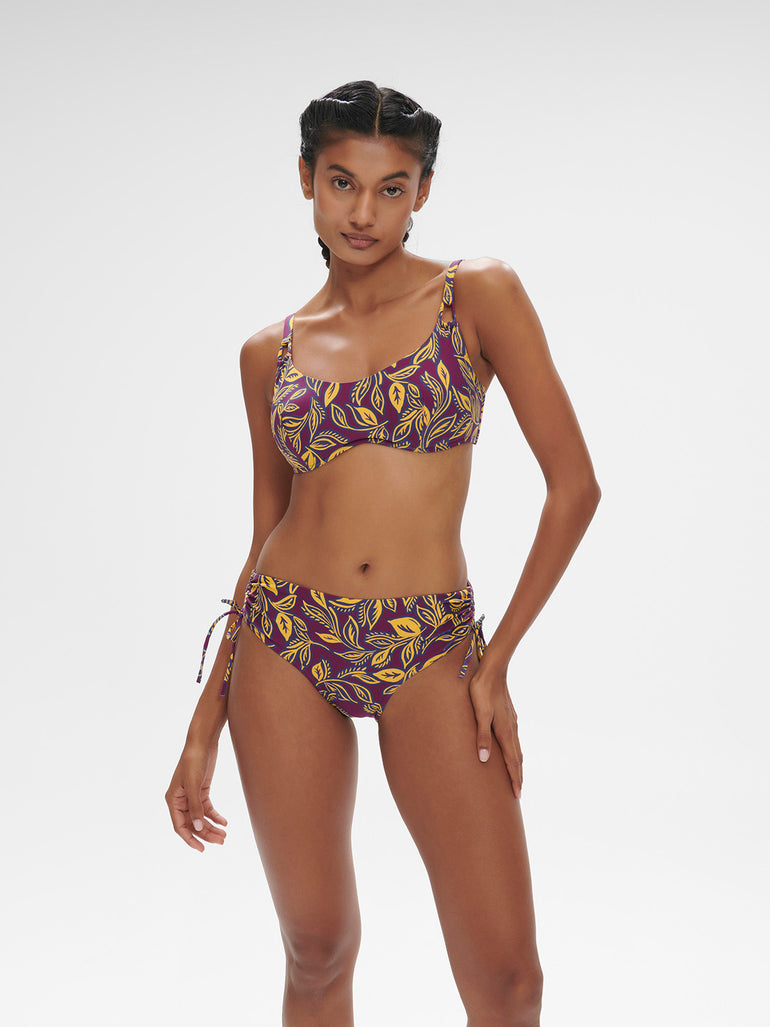 Melia Underwire Scoop Swim Agadir Purple Simone Perele