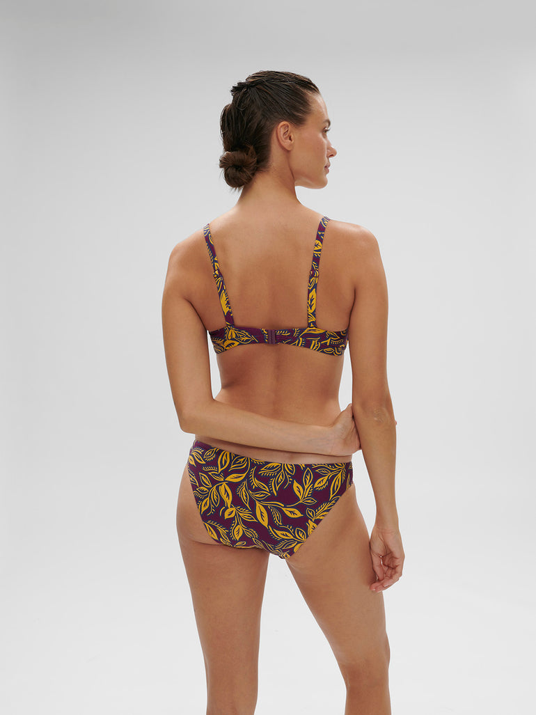 Melia Underwire Triangle Swim Agadir Purple Simone Perele