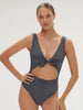 Daphné Wireless One Piece Swim Lurex Midnight Simone Perele