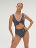 Daphné Wireless One Piece Swim Lurex Midnight Simone Perele