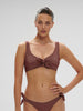 Daphné Wireless Triangle Swim Lurex Dark Purple Simone Perele