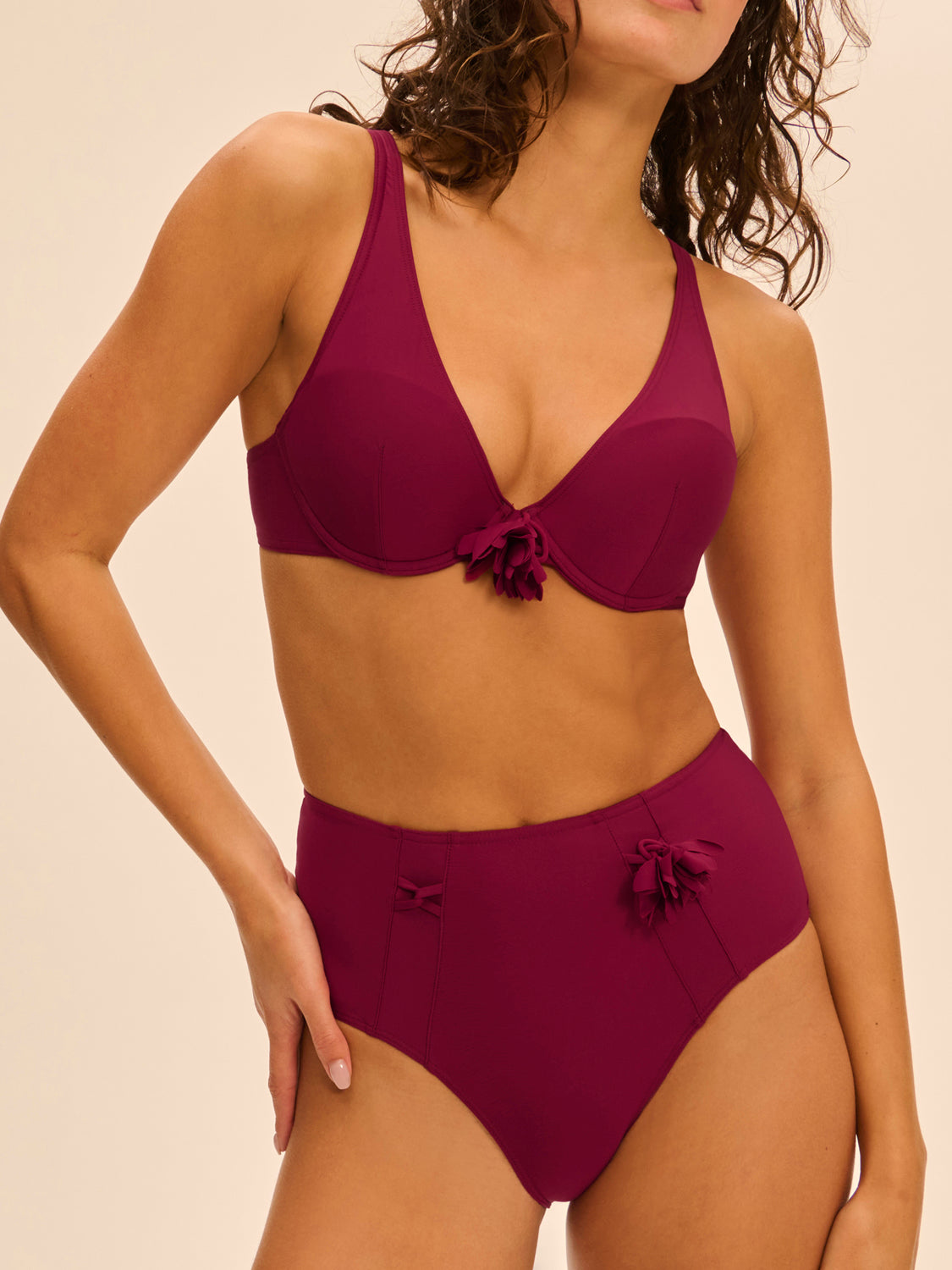 Miracle Retro Brief - Cranberry – Simone Pérèle