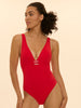 Magnetic Wireless Padded One-Piece - Scarlet