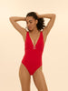 Magnetic Wireless Padded One-Piece - Scarlet