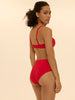 Magnetic Underwire Bandeau - Scarlet