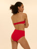 Magnetic Underwire Bandeau - Scarlet