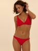 Magnetic Underwire Triangle - Scarlet