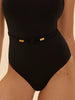 Perle Wireless Padded One-Piece - Black
