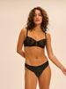 Symphonie Thong Black Simone Perele