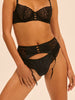 Symphonie Suspender Belt Black Simone Perele