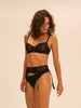 Symphonie Suspender Belt Black Simone Perele