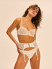 Symphonie Suspender Belt Ivory Simone Perele