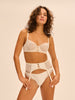 Symphonie Suspender Belt Ivory Simone Perele