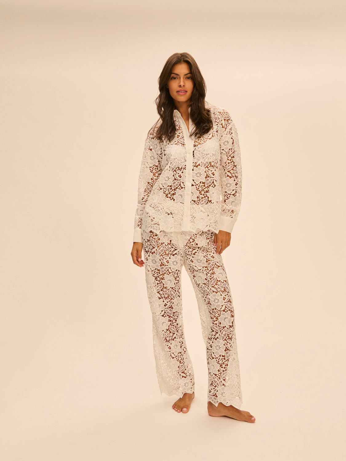 Louison Pant - White – Simone Pérèle