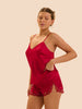 Love Me Silk Short - Opera Red
