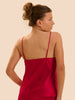 Love Me Silk Top - Opera Red