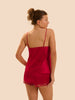 Love Me Silk Top - Opera Red