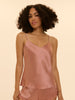 Love Me Silk Top - Smokey Pink