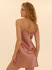 Love Me Silk Nightdress - Smokey Pink