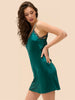 Love Me Silk Nightdress - Emerald