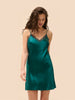 Love Me Silk Nightdress - Emerald