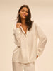 Love Me Long Sleeve Shirt - Ivory