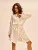 Love Me Silk Long Kimono - Ivory