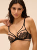 Simone Perele Romance Full Coverage Plunge Bra Black