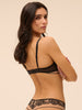 Romance Sheer Demi Bra Black Simone Perele