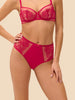 Romance Retro Brief Panty Cranberry Simone Perele